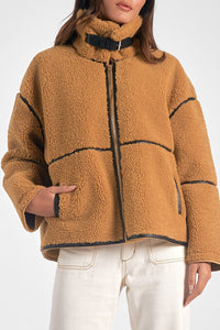 Chaqueta Abrigo Camel Aspen