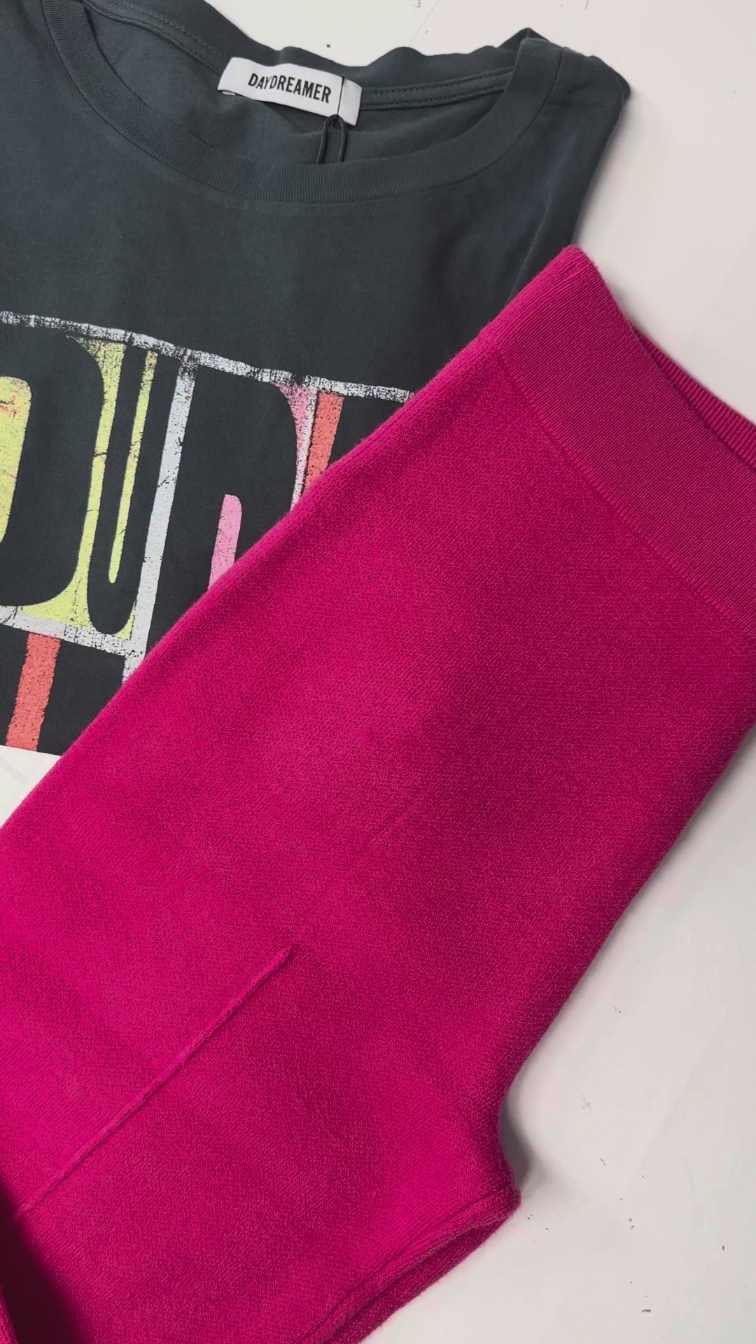 Pantalón Knit Daydreamer Rosado FINAL SALE