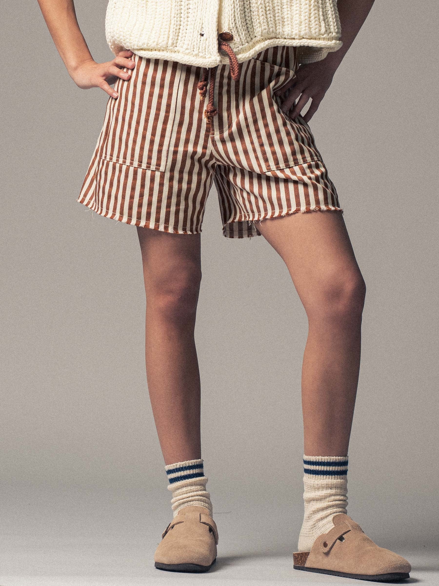 Short Stripes Drawstring Antonella