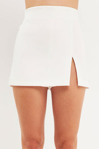 Falda Short “Skort” Blanco